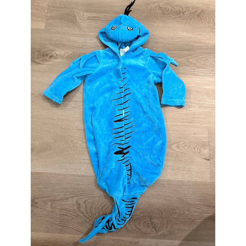 Dr Seuss Blue Fish Costume 0-6 months